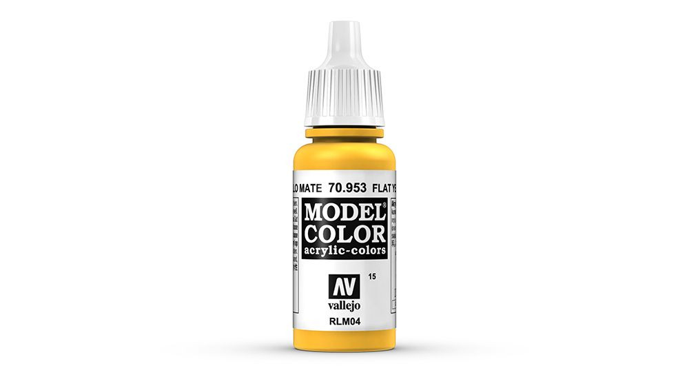AV Vallejo Model Color 17ml - Flat Yellow (VAL953)