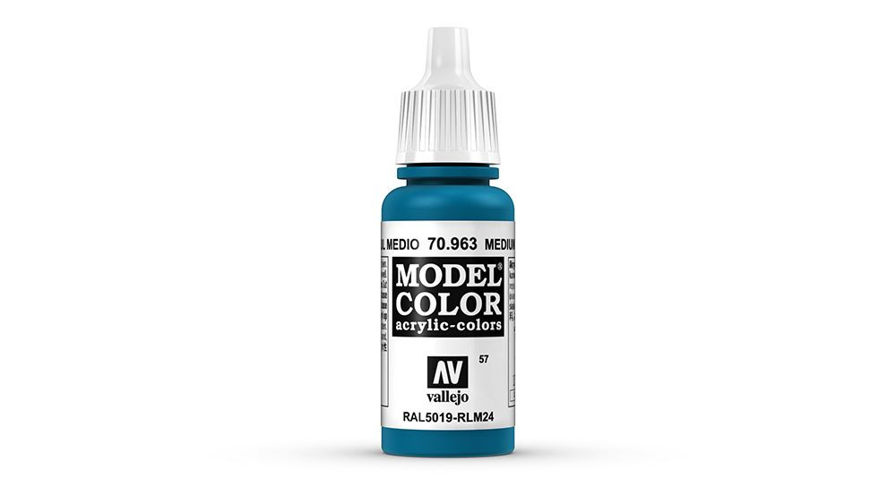 AV Vallejo Model Color 17ml - Medium Blue (VAL963)