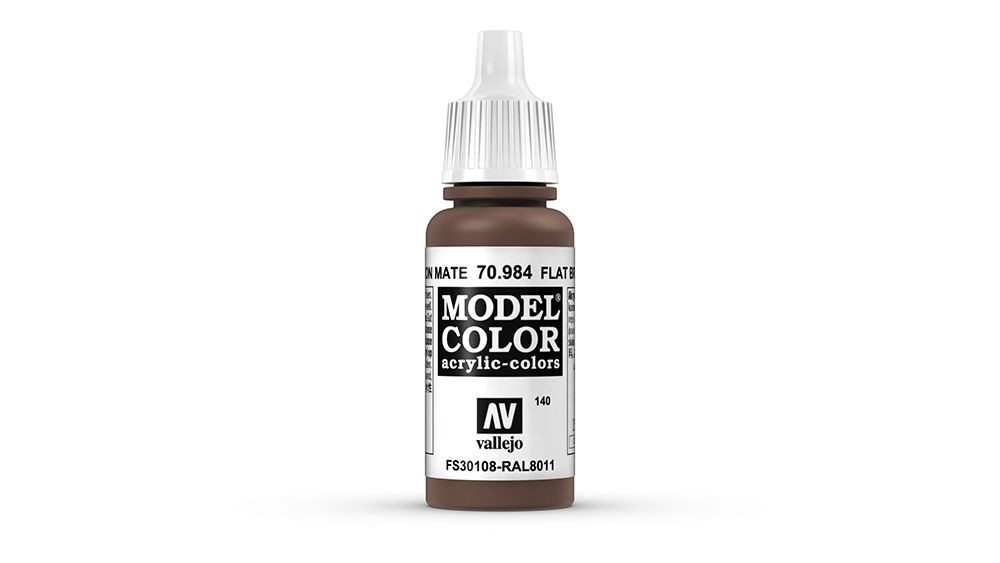 AV Vallejo Model Color 17ml - Flat Brown (VAL984)