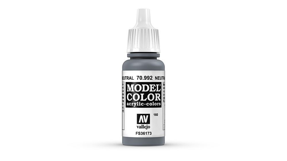 AV Vallejo Model Color 17ml - Neutral Grey (VAL992)