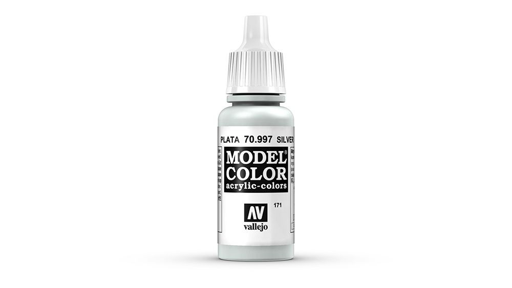 AV Vallejo Model Color 17ml - Metallic Silver (VAL997)