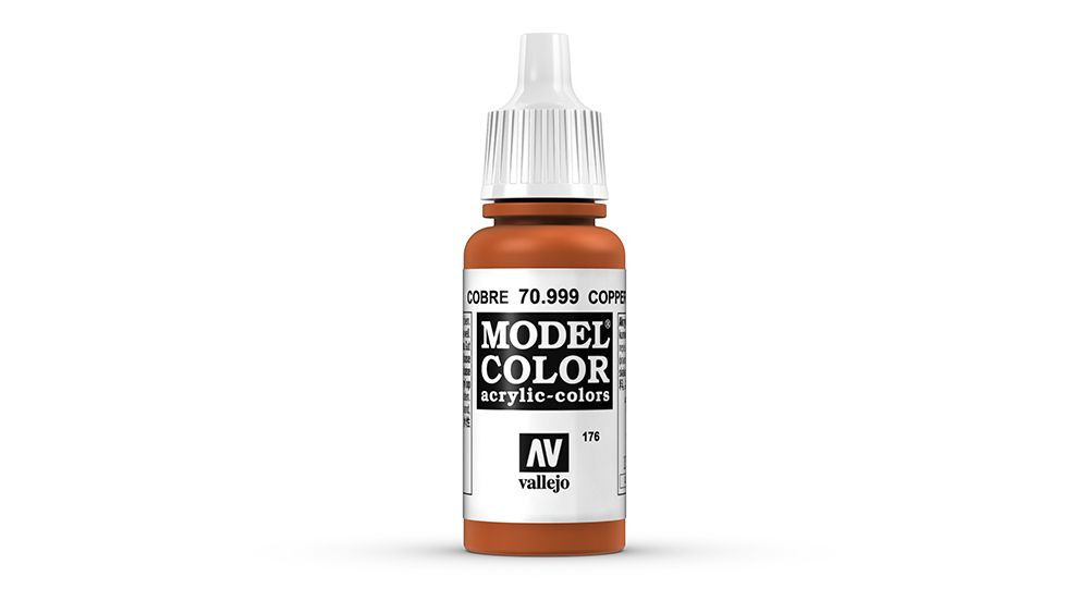 AV Vallejo Model Color 17ml - Metallic Copper (VAL999)