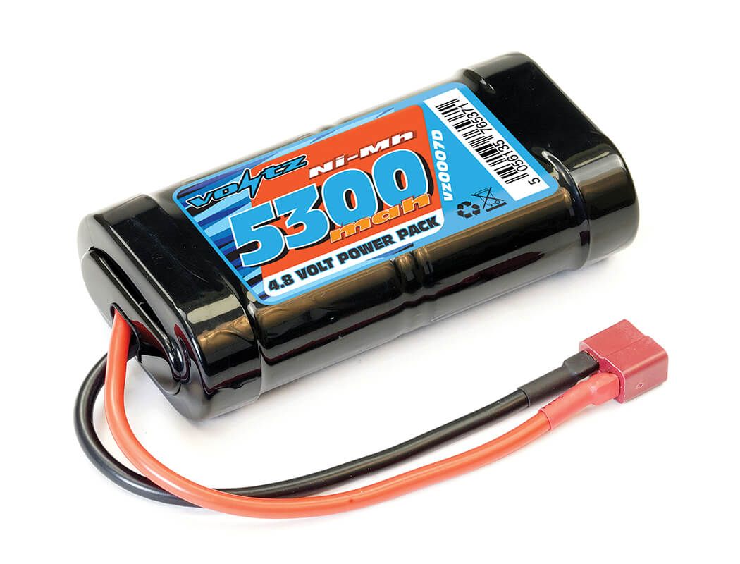 Voltz 5300mAh 4.8V NiMH Stick Pack With Deans Connector (VZ0007D)