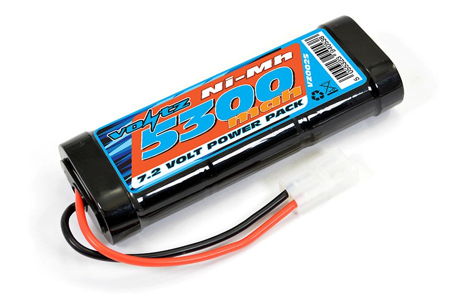 Voltz 5300mAh 7.2V NiMH Stick Pack Battery W/Tamiya Connector (VZ0025)