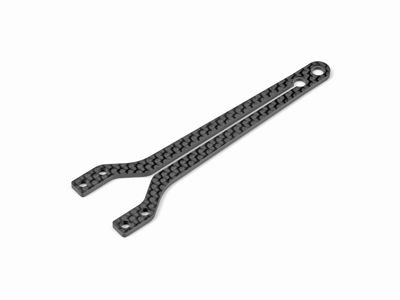 Xray X4 Graphite Upper Deck - Split Front - 2.0mm (XR301072)