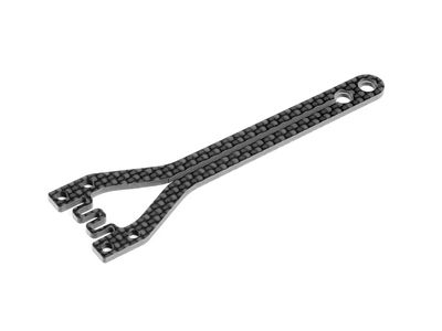 Xray X4A&#039;23 Graphite Upper Deck - Split Front - 2.0mm (XR301079)