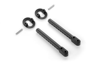 Xray Composite Rear 6mm Adjustable Body Mount Set +2mm Height (XR301338)