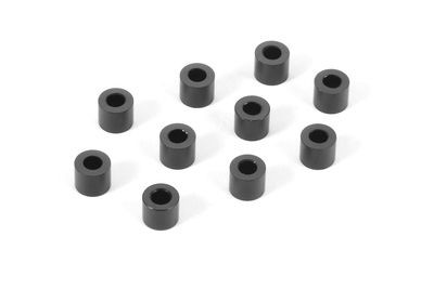 Xray Alu Shim 3X6X5.0mm - Black (10) (XR303126-K)