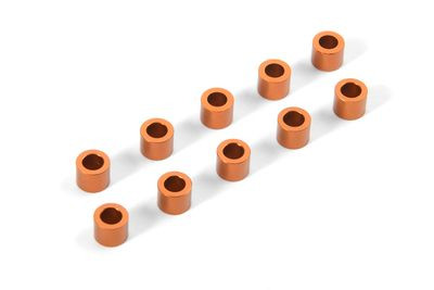 Xray Alu Shim 3X5X4.0mm - Orange (10) (XR303144-O)