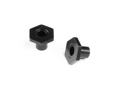 Xray X4 Alu Wheel Hub - Spring Clip - Swiss 7075 T6 (2) (XR305356)