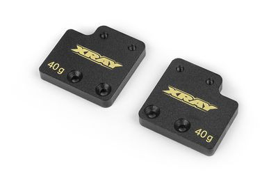 Xray Short Lipo Balancing Chassis Weight 40G (2) (XR309861)