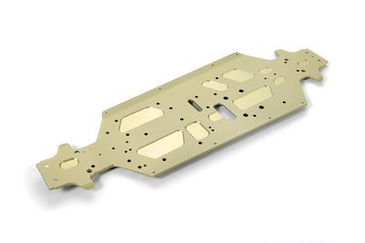 Xray XB2&#039;22 Alu Chassis With Bent Sides - Swiss 7075 T6 - 2.5mm (XR321112)