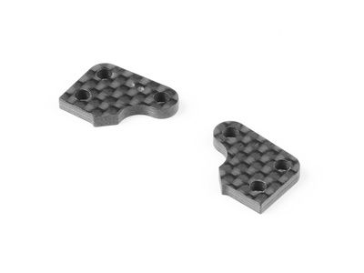 Xray Graphite Extension For Steering Block - 2 Dots (2) (XR322295)