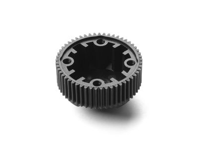 Xray Composite Gear Differential Case With Pulley 53T - LCG - Narrow - Graphite (XR324955-G)