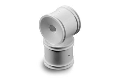 Xray Stadium Truck Wheel Aerodisk With 12mm Hex - White (2) (XR329912)