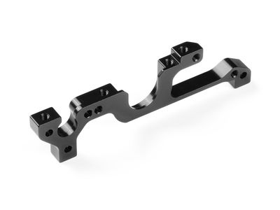 Xray Alu Lower Bulkhead Front - Left - Black - Swiss 7075 T6 (XR332028)