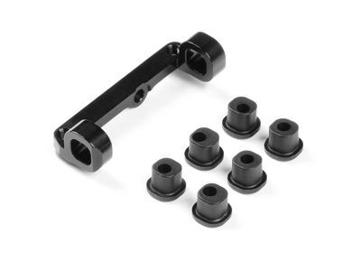 Xray Alu Upper Arm Holder -  Left - Black - Swiss 7075 T6 - Set (XR332743)