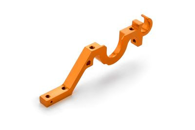 Xray Alu Lower Bulkhead Rear - Swiss 7075 T6 - Left (XR333027)