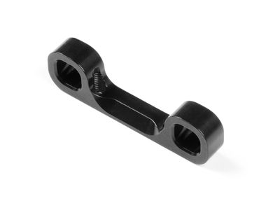 Xray Alu Rear Lower 1-Piece Suspension Holder - Front - Black - Rf (XR333714)
