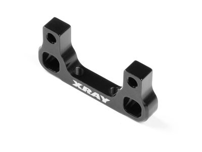 Xray Alu Rear Lower 1-Piece Suspension Holder - Rear - Black - Rr (XR333723)