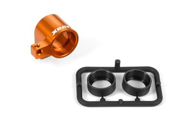 Xray Alu Front Middle Shaft Holder - Orange - Set (XR335723-O)