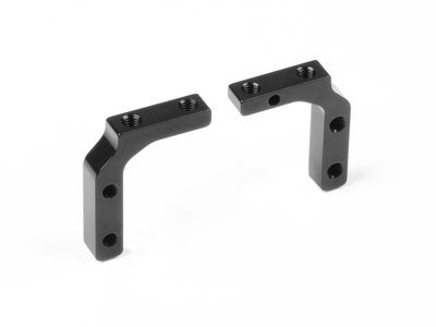 Xray Alu Steering Servo Mount - Black - Swiss 7075 T6 (2) (XR336131)