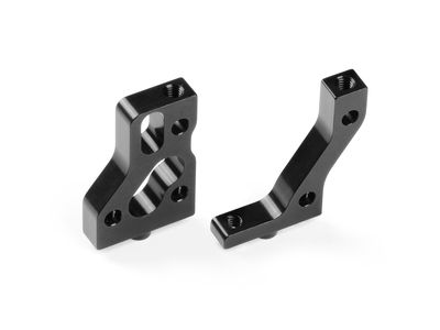 Xray Alu Radio Plate Mounts - Black - Swiss 7075 T6 (L+R) (XR336234)