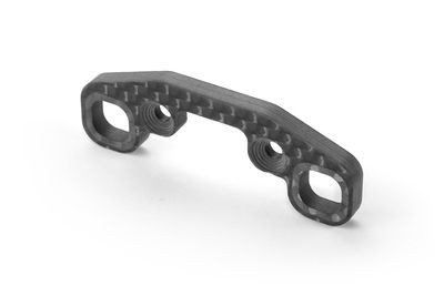 Xray Graphite Rear Upper Arm Holder 3.5mm - Rear - V2 (XR343047)