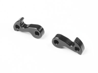 Xray Alu Front Wheel Lock - Swiss 7075 T6 - Black (2) (XR345260-K)