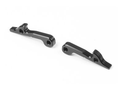 Xray Alu Rear Wheel Lock - Swiss 7075 T6 - Black (2) (XR345360-K)