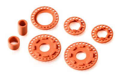 Xray Composite Belt Pulley Cover Set - Graphite (XR345800-O)