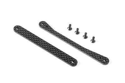 Xray XB8 Graphite Braces For Chassis Side Guards - Set (XR353250)