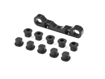 Xray XB8 Alu Rear Lower Susp. Holder For Semi-Split Bulkhead - Front (XR353333)