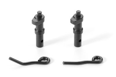 Xray Alu Brake Cam Post &amp; Rod (2+2) Hard Coated (XR354061)