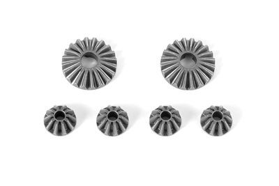 Xray Steel Diff Bevel &amp; Satellite Gears - V2 (2+4) (XR355031)