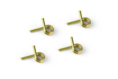 Xray 4-Shoe Clutch Springs - Gold - Soft (4) (XR358480)