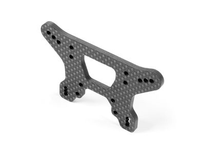 Xray XT4 Graphite Shock Tower For Hs Bulkhead - Lower - Front (XR362090)