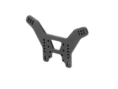 Xray XT4 Graphite Shock Tower For Hs Bulkhead - Rear - 3.5mm (XR363086)