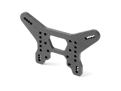 Xray Graphite Shock Tower For Hs Bulkhead - Rear - 3.5mm - Lower (XR363087)
