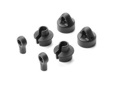 Xray Composite Shock Parts For 2 Shocks - Big Bore (XR368013)