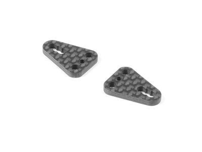 Xray X1&#039;20/21/23/24 Graphite Pod Link Plate 2.2mm (2) (XR371185)
