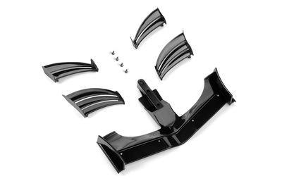 Xray X1 Composite Adjustable Front Wing - Black - Ets Approved (XR371203-K)