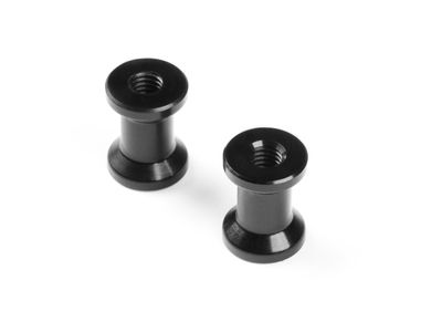 Xray Alu Rear Brace Mount 9mm - Black (2) (XR373076)