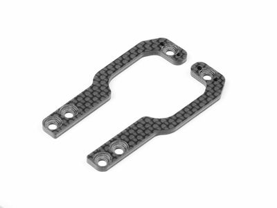 Xray X1&#039;23 Graphite Rear Wing Holder Side Plate 2.5mm (L+R) (XR373526)
