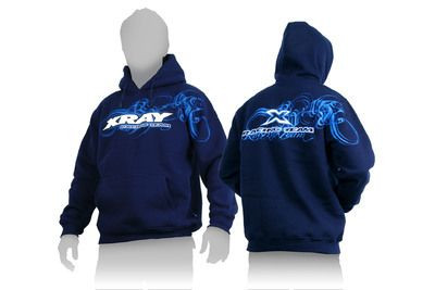 Xray Xray Sweater Hooded - Blue (Xs) (XR395500XS)