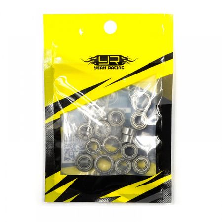 Yeah Racing Steel Bearing Set (16pcs) For Tamiya TT02 (YBS-0003)
