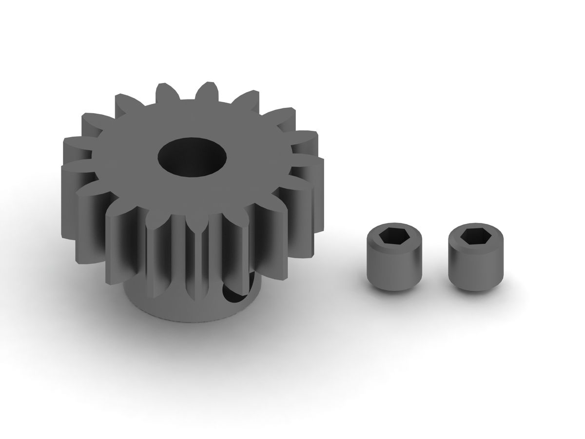 Arrma Steel Pinion Gear 17T Mod1 5mm (Z-AR310478)