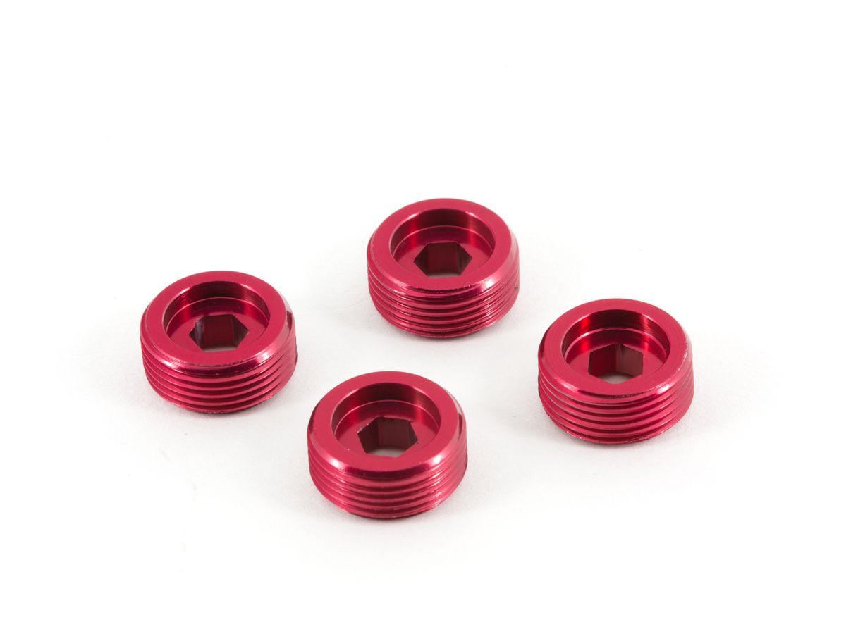Arrma Nut Front Hub Aluminum Red (4) (Z-AR330196)