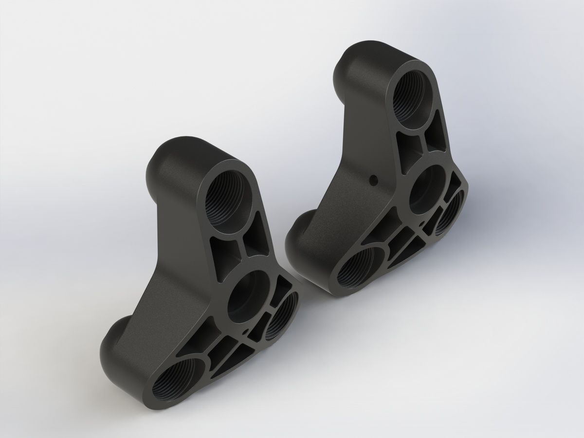 Arrma Rear Hub Nero (2) (Z-AR330365)