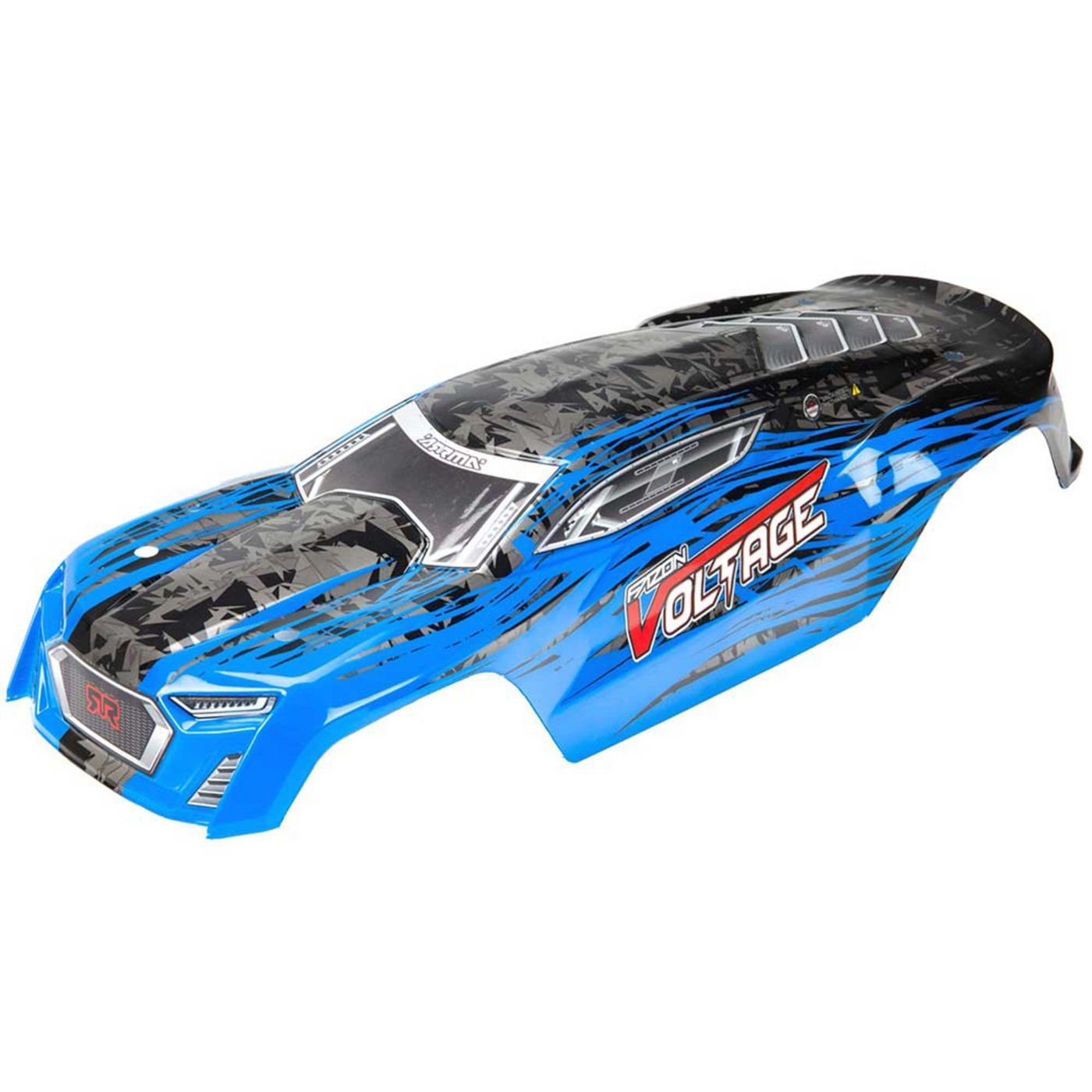 Arrma Body Pntd/Decaled FAZON VOLTAGE Blue/Blk (Z-AR402195)